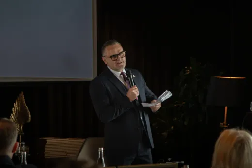 Paweł Piotr Nowak podczas wystąpienia na MasterClass 2.0